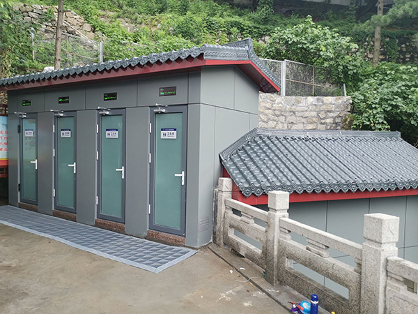 青岛泰山仿古造型零排放循环冲水厕所